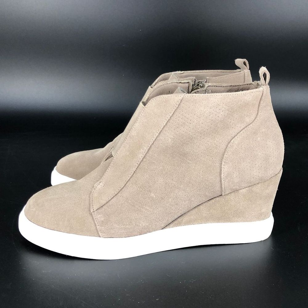Sz 8.5 Blondo Gatsby Wedge Waterproof Sneaker_5